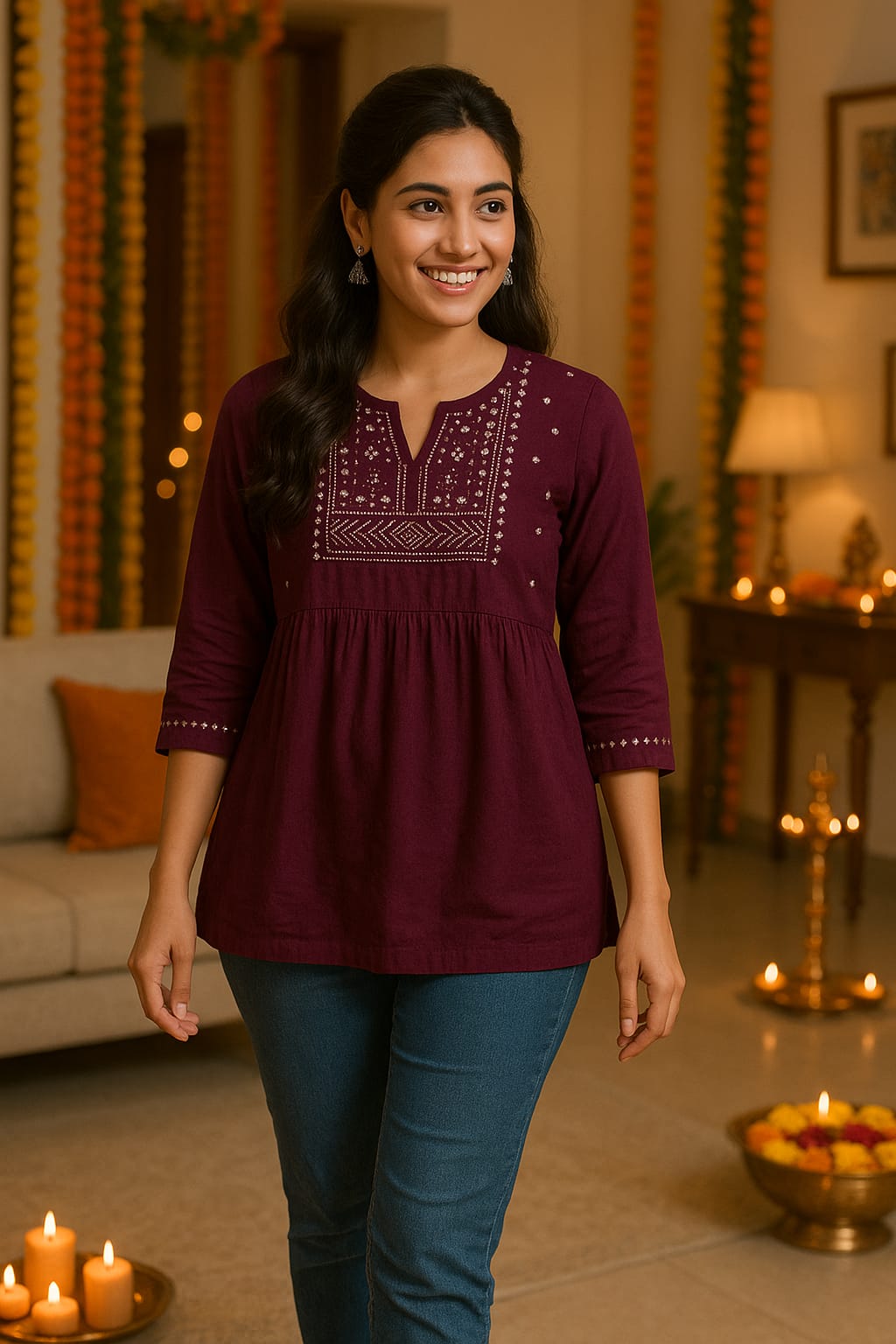 Mirror Short Kurtis