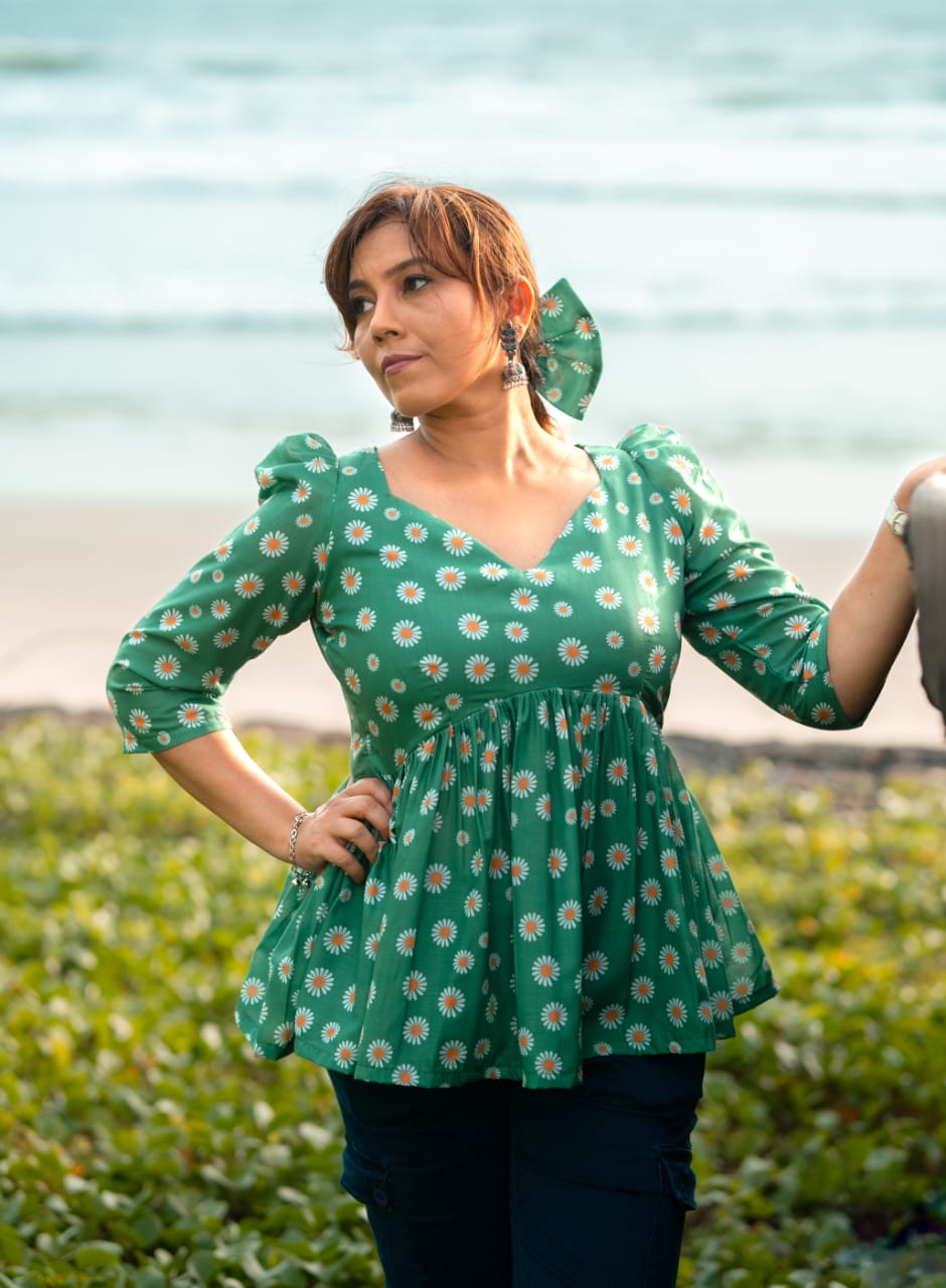 Daisy Bloom Short Kurtis