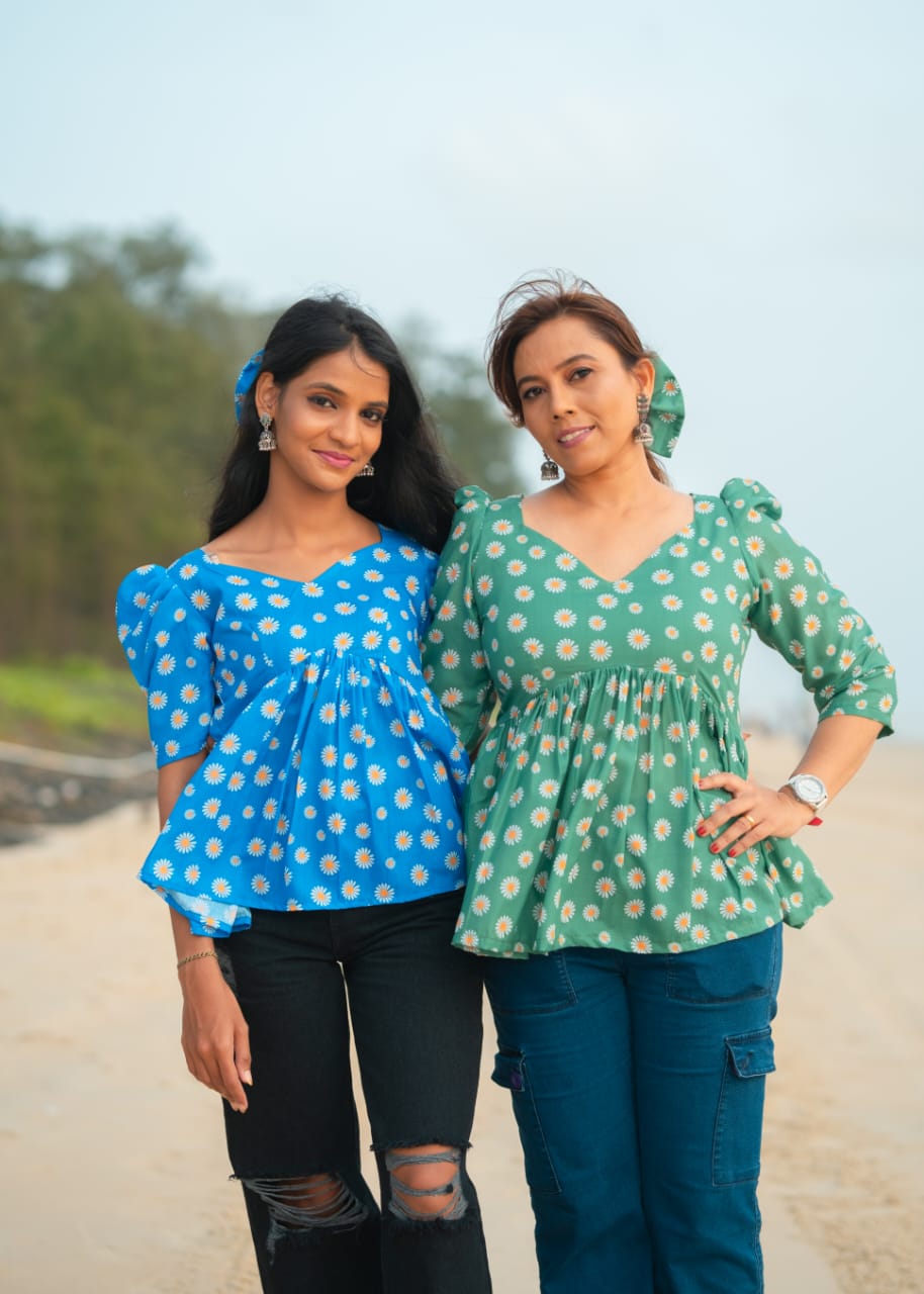 Daisy Bloom Short Kurtis