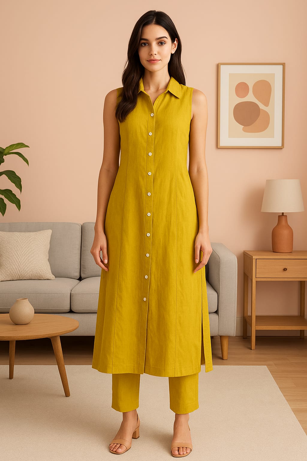 Button Co-ord Set