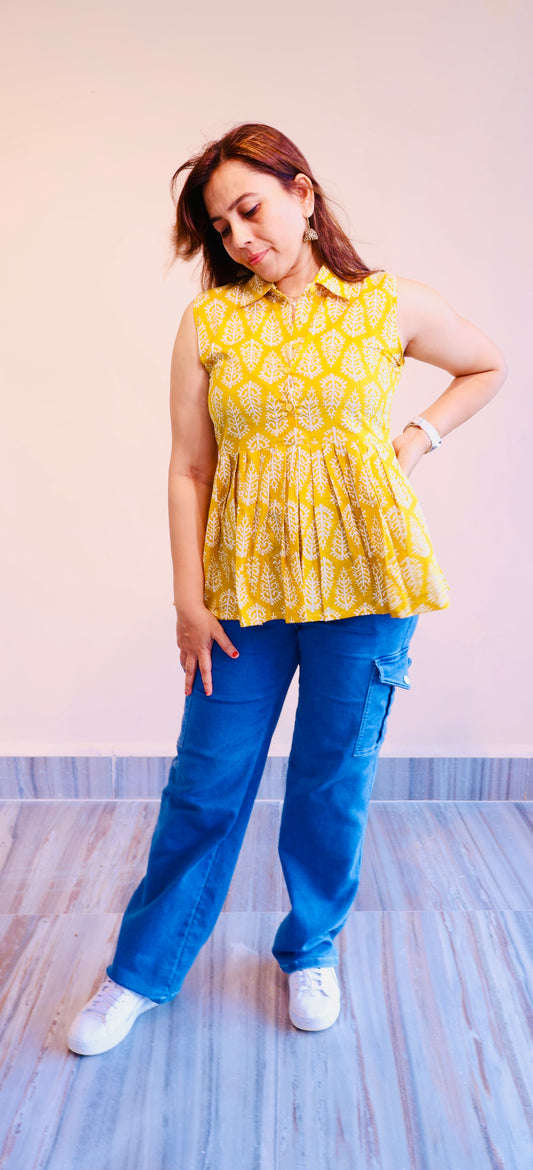 Coller Short Kurtis