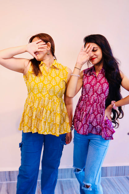 Coller Short Kurtis