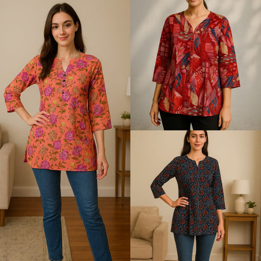 3 Short Kurtis