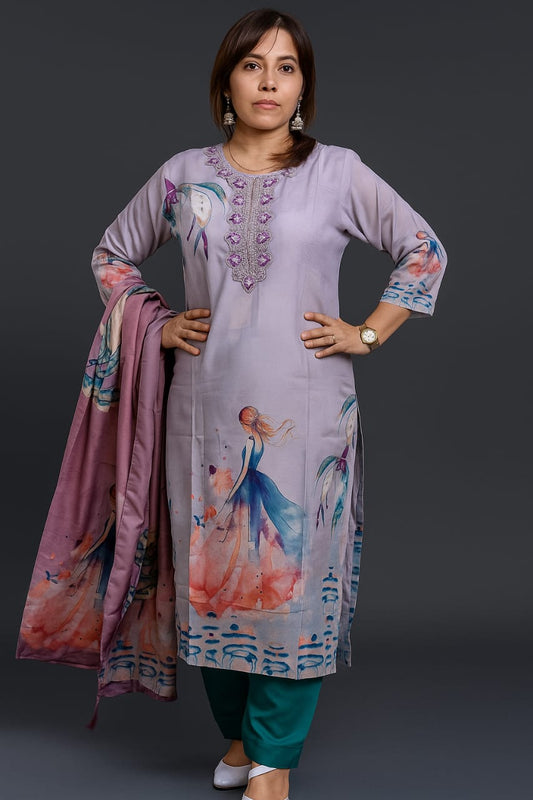 Lavender Muse Dress Set